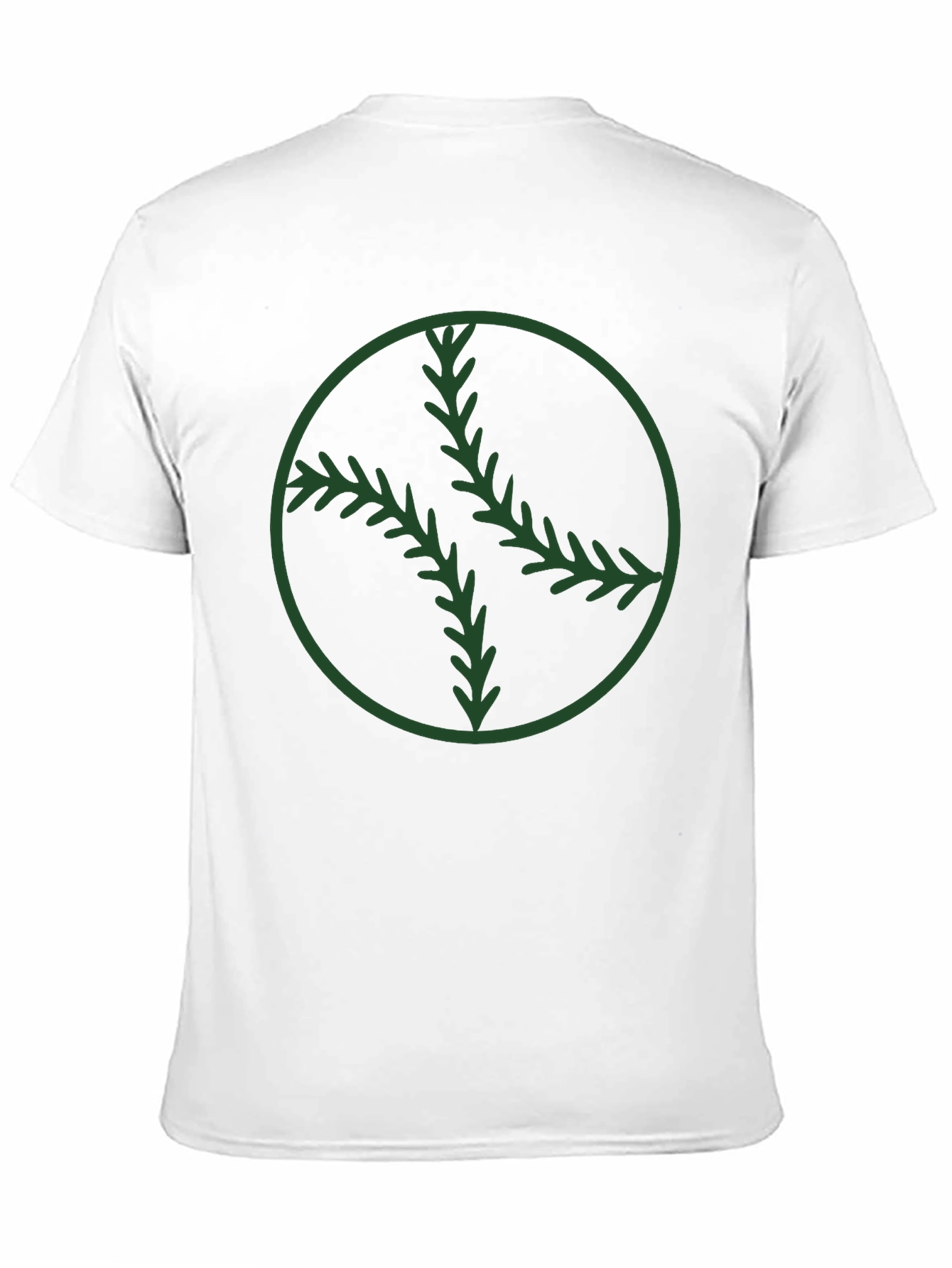 Camiseta Negra con Diseño de Béisbol