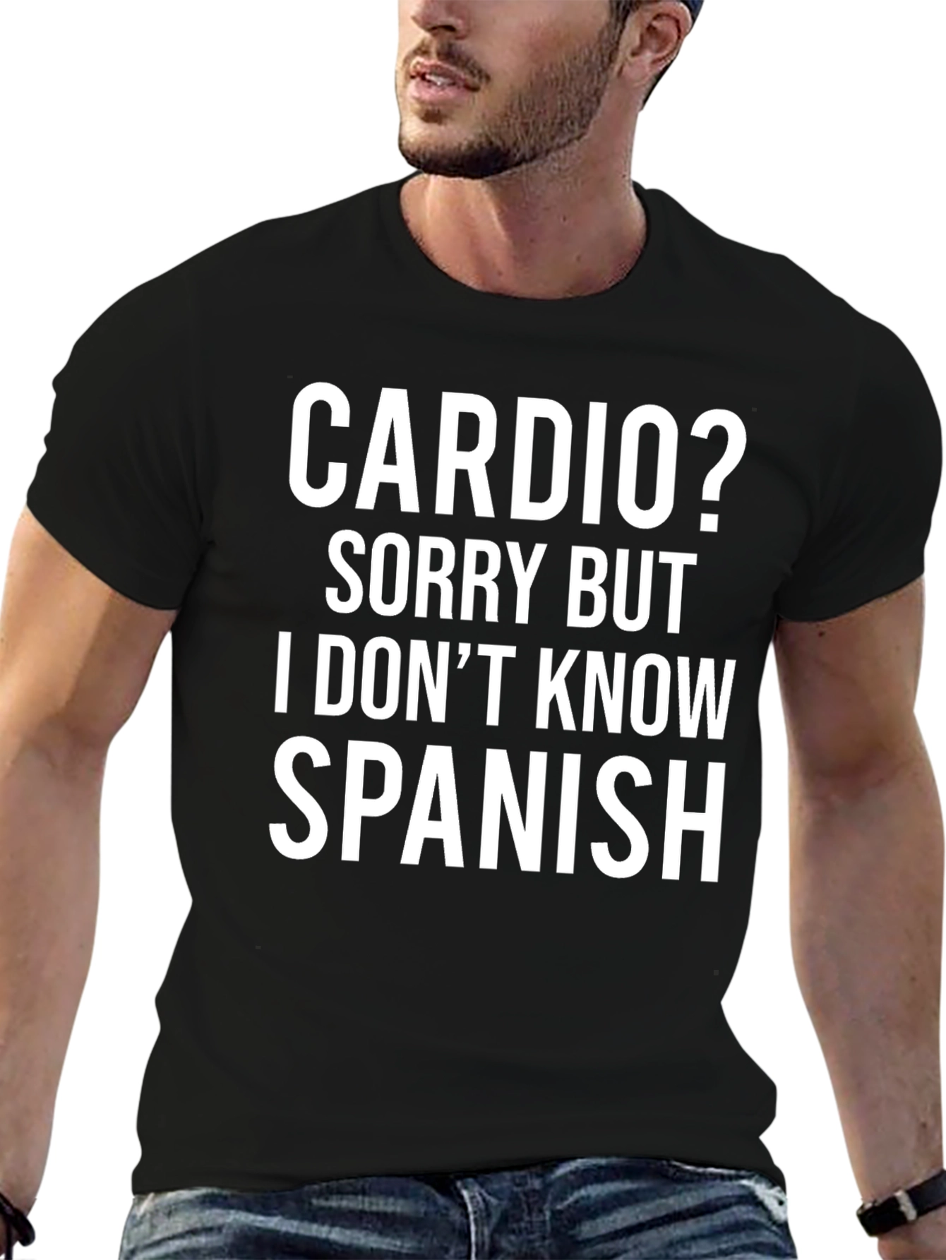 Camiseta Divertida: Cardio? No Hablo Español