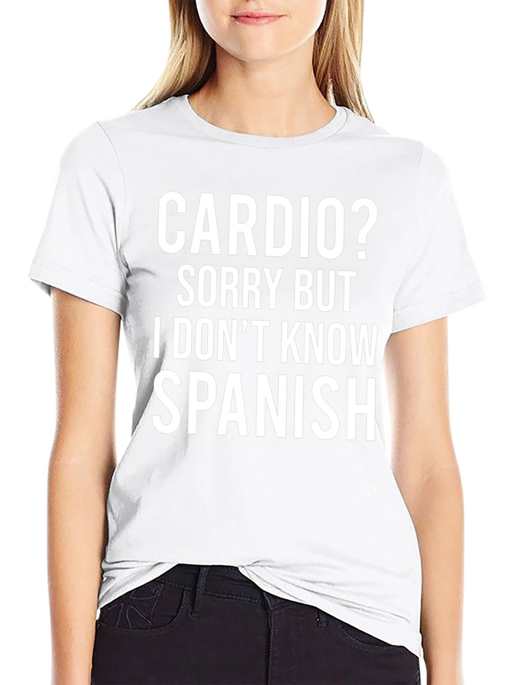 Camiseta Divertida: Cardio? No Hablo Español