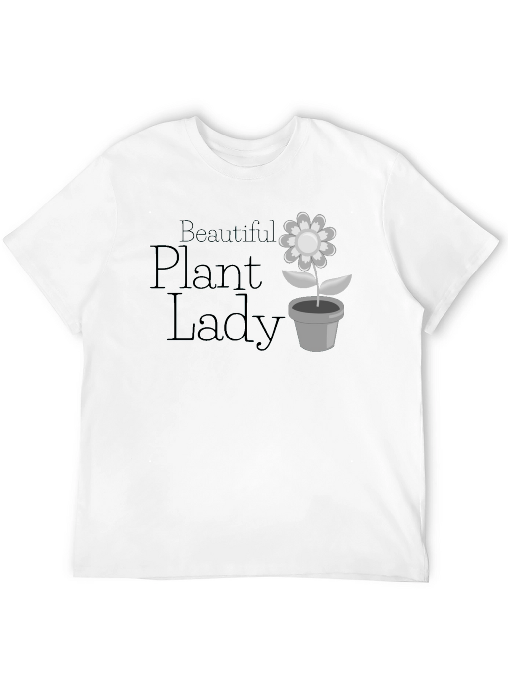 Camiseta Negra Beautiful Plant Lady