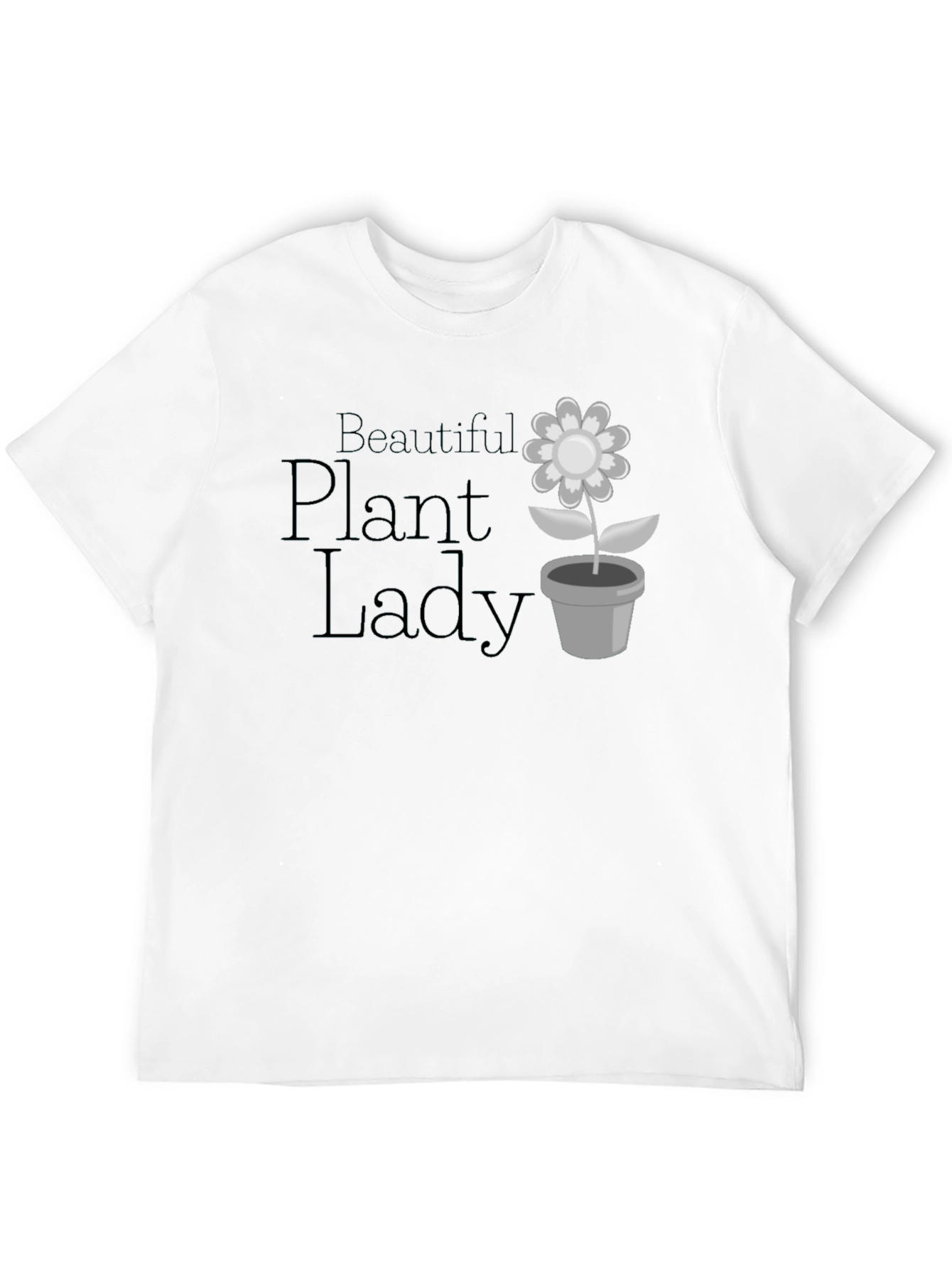 Camiseta Negra Beautiful Plant Lady