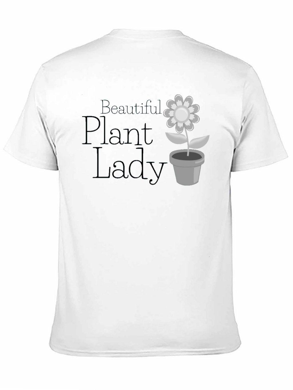Camiseta Negra Beautiful Plant Lady