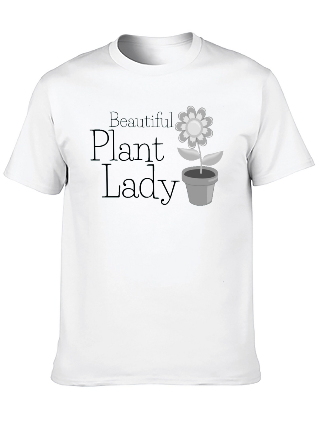 Camiseta Negra Beautiful Plant Lady