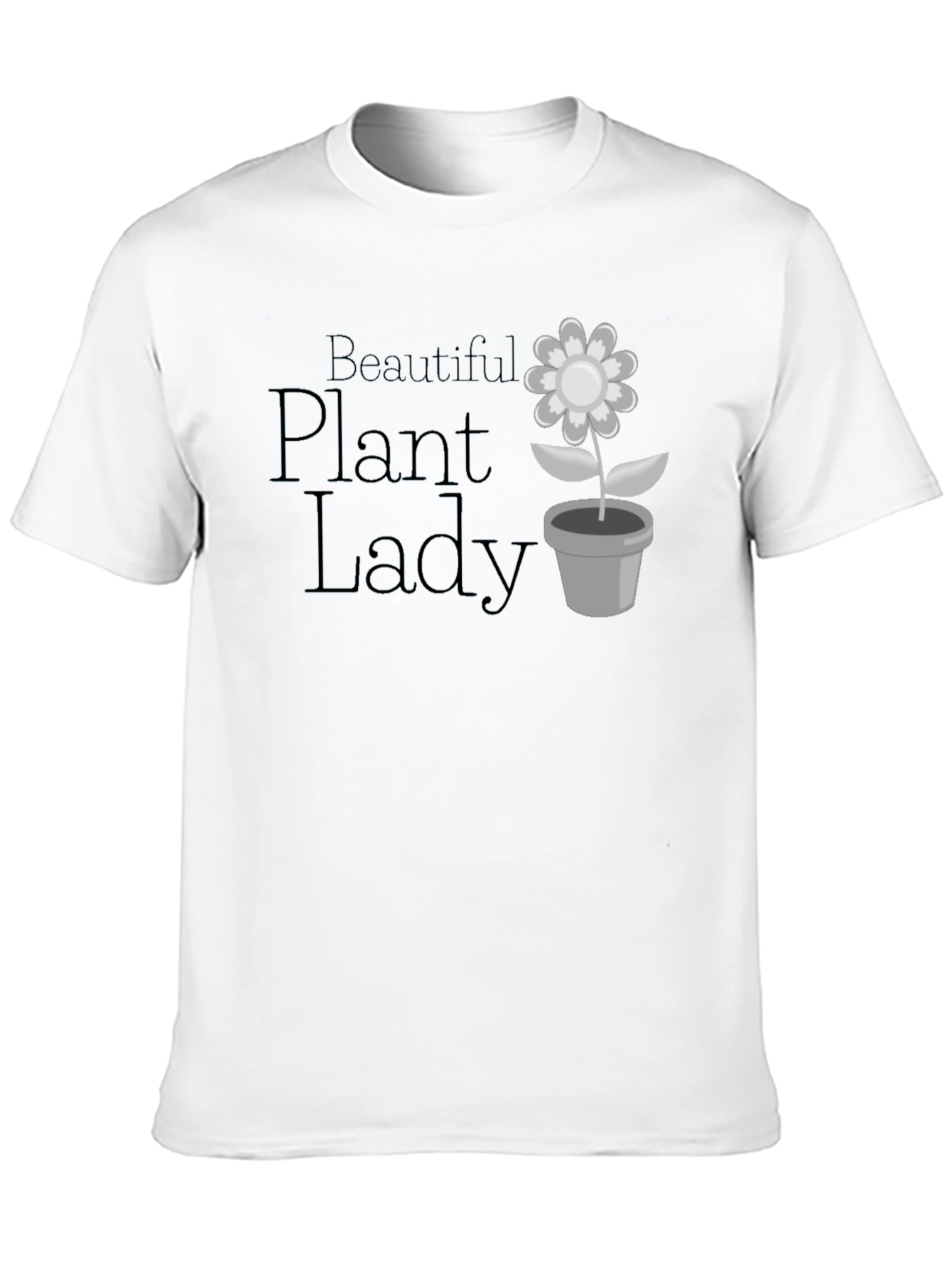 Camiseta Negra Beautiful Plant Lady