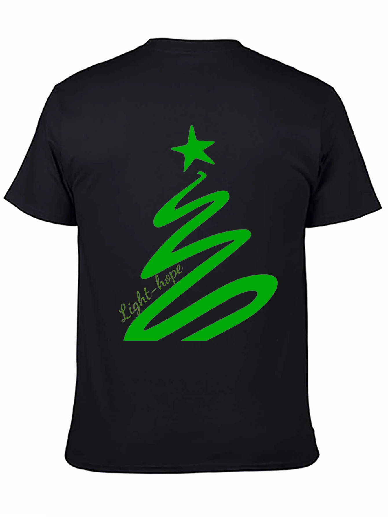 Camiseta Navideña Árbol Luminoso