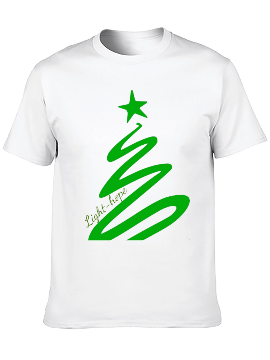 Camiseta Navideña Árbol Luminoso