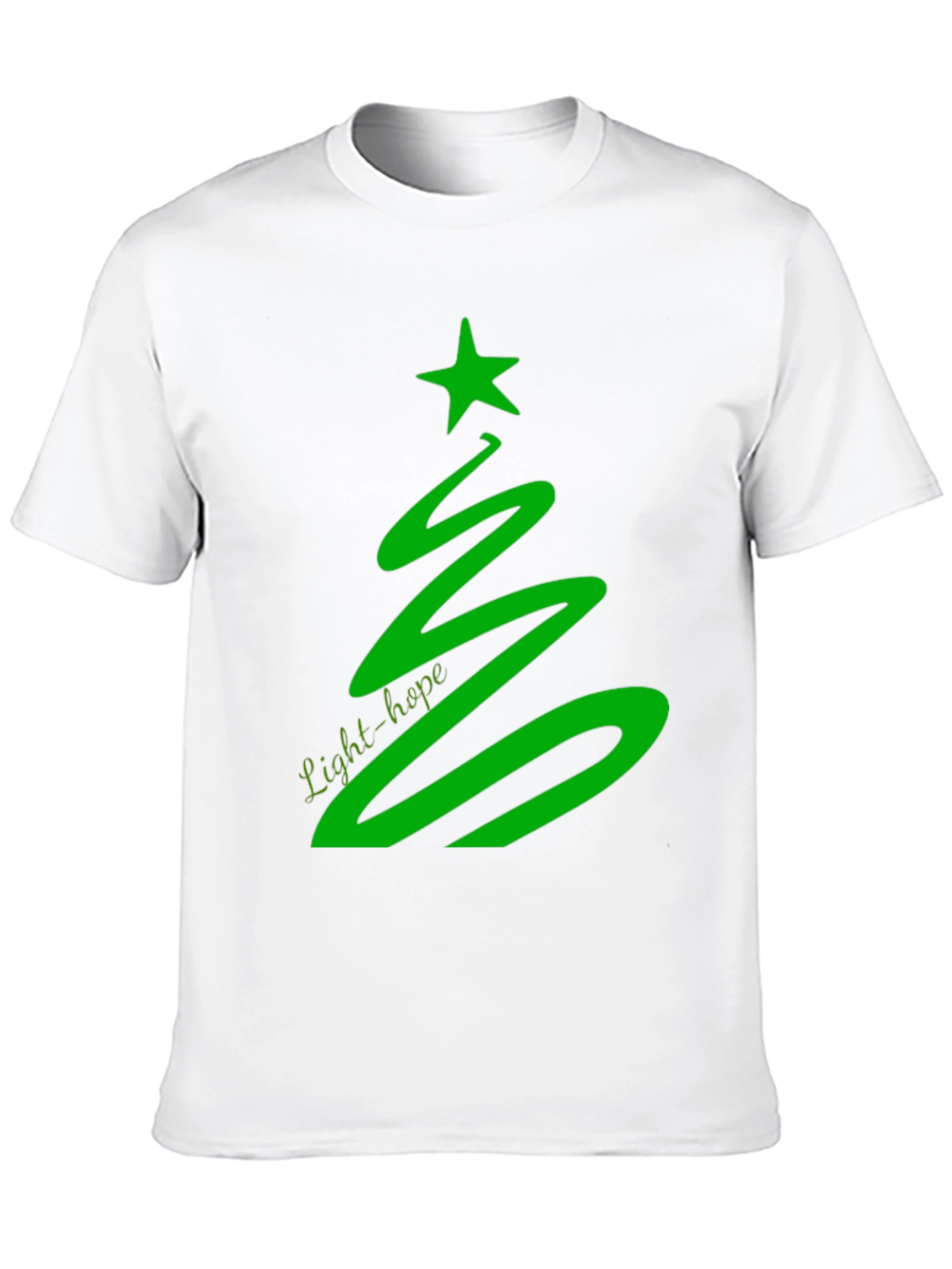 Camiseta Navideña Árbol Luminoso
