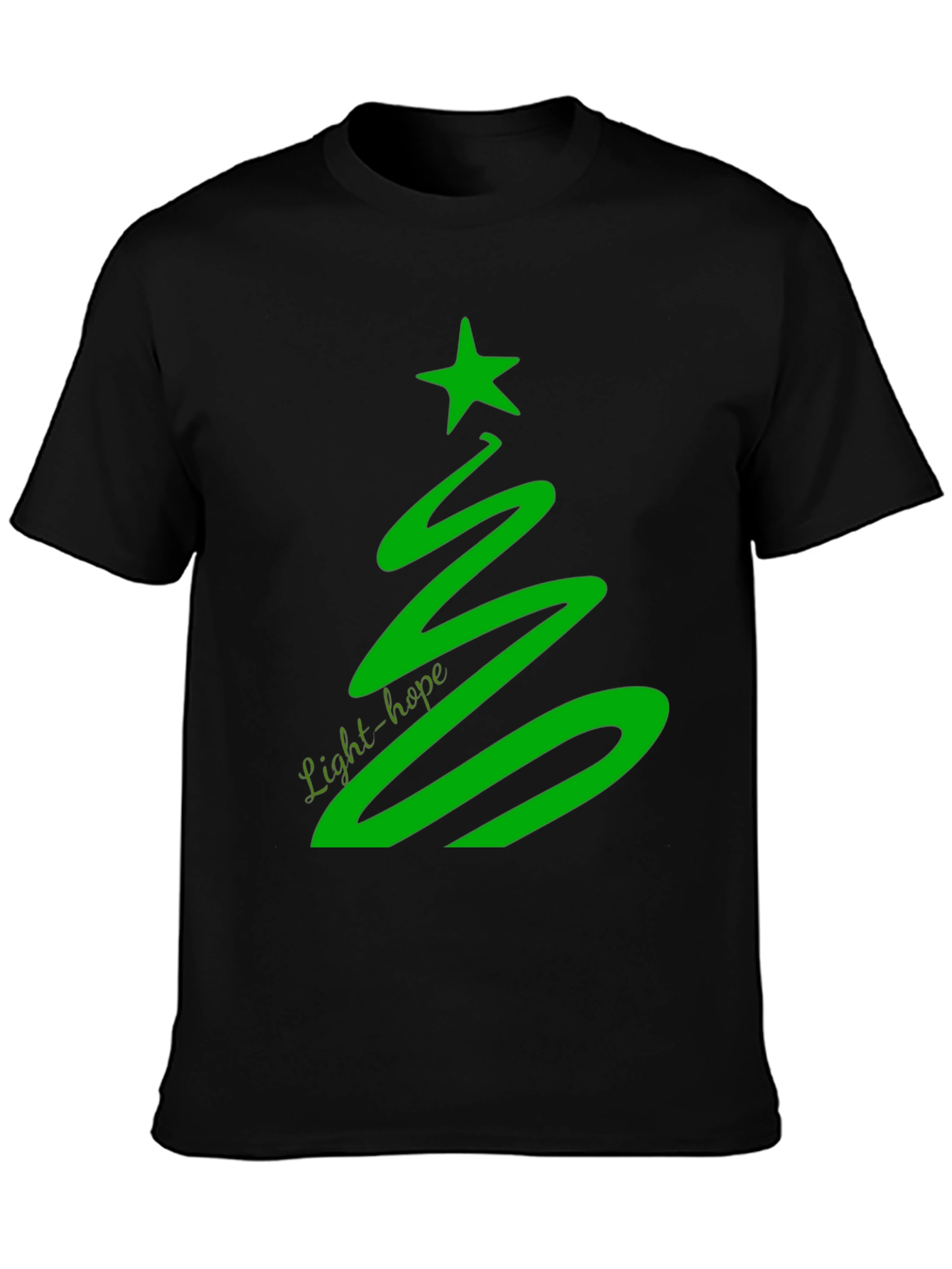 Camiseta Navideña Árbol Luminoso