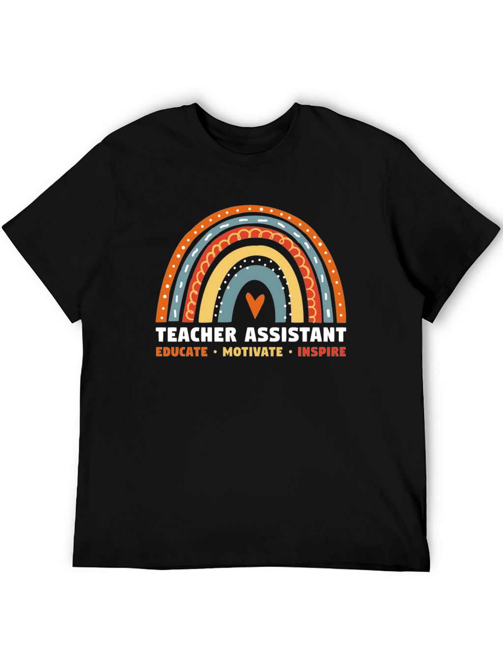 Camiseta Asistente de Profesor Arcoíris