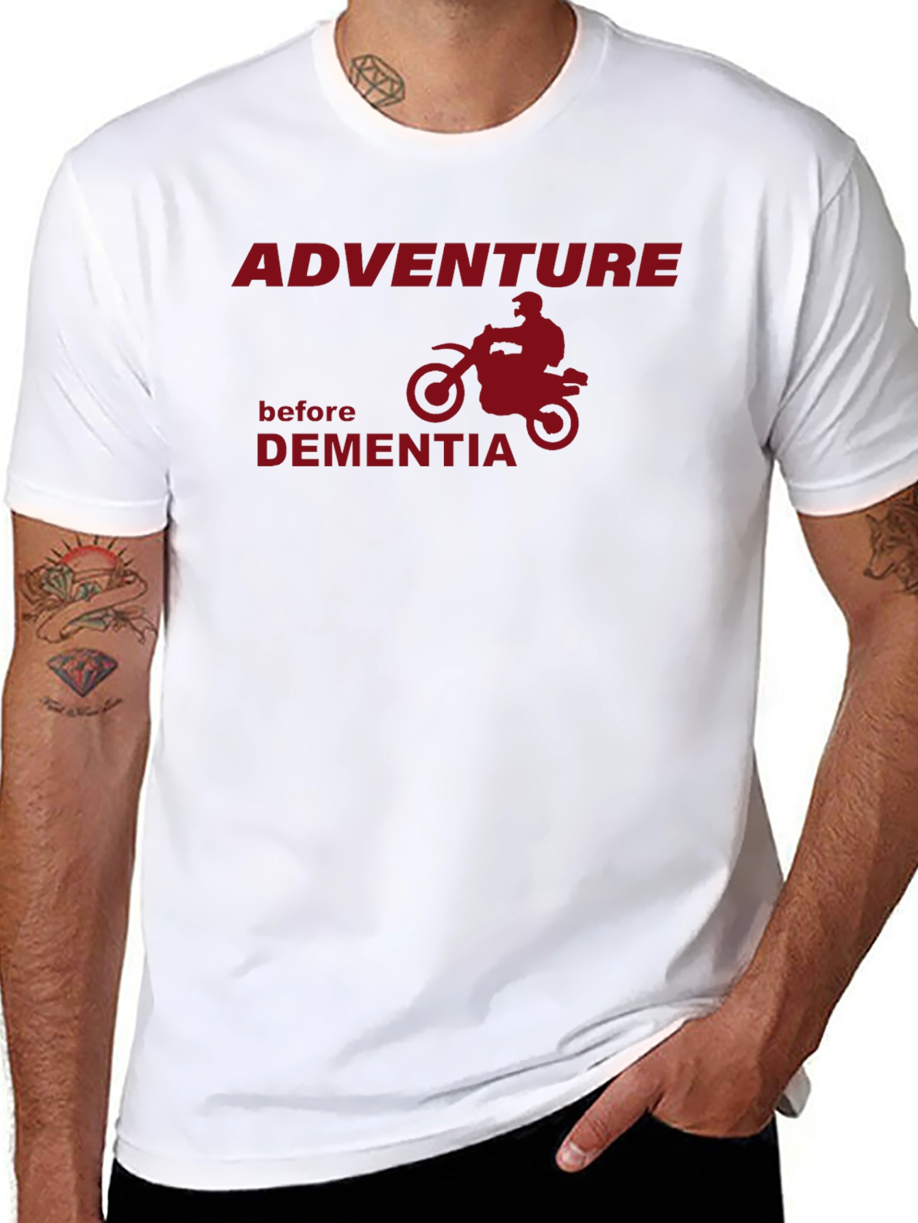 Camiseta Negra Aventura Antes Demencia
