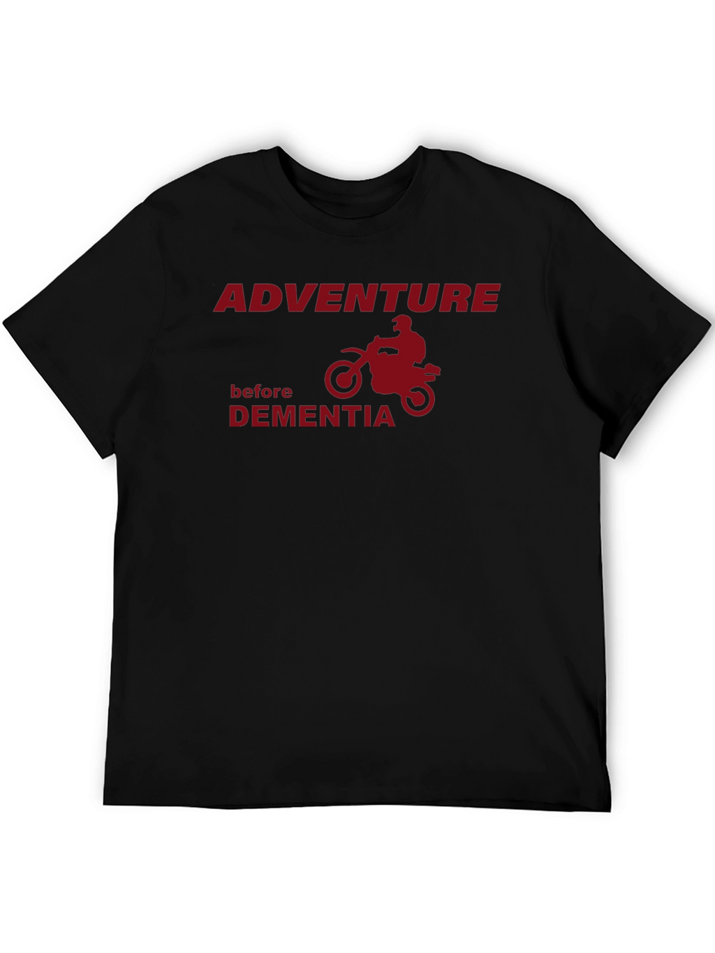 Camiseta Negra Aventura Antes Demencia