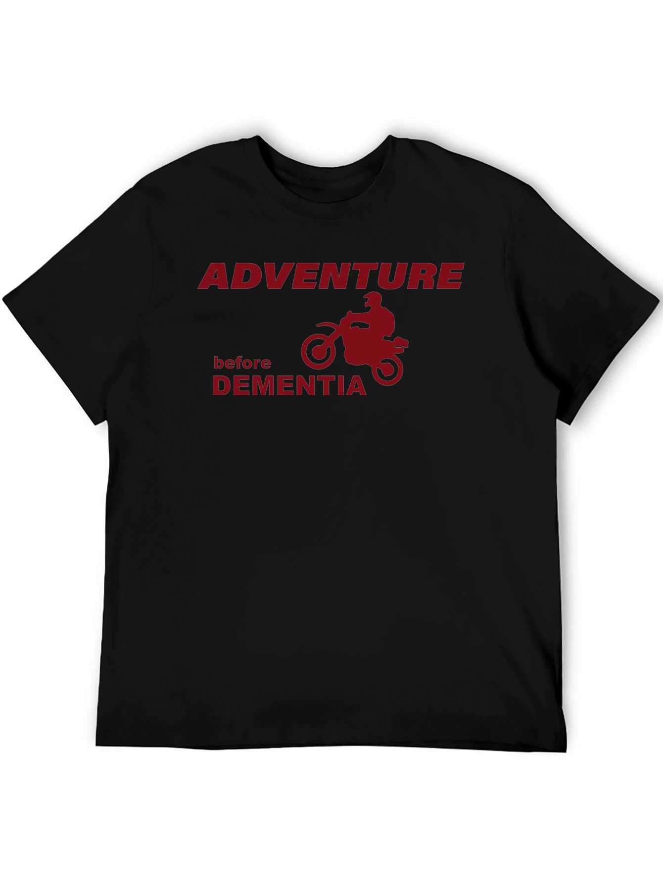 Camiseta Negra Aventura Antes Demencia