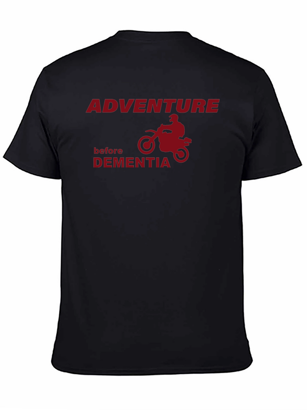 Camiseta Negra Aventura Antes Demencia