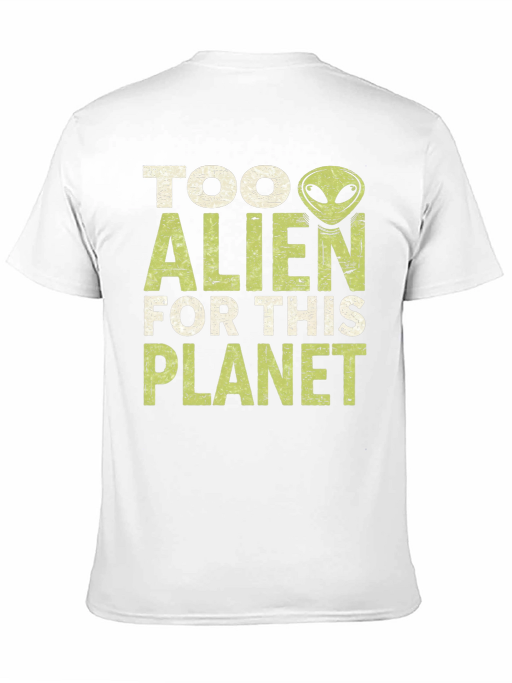 Camiseta Negra con Diseño Alienígena