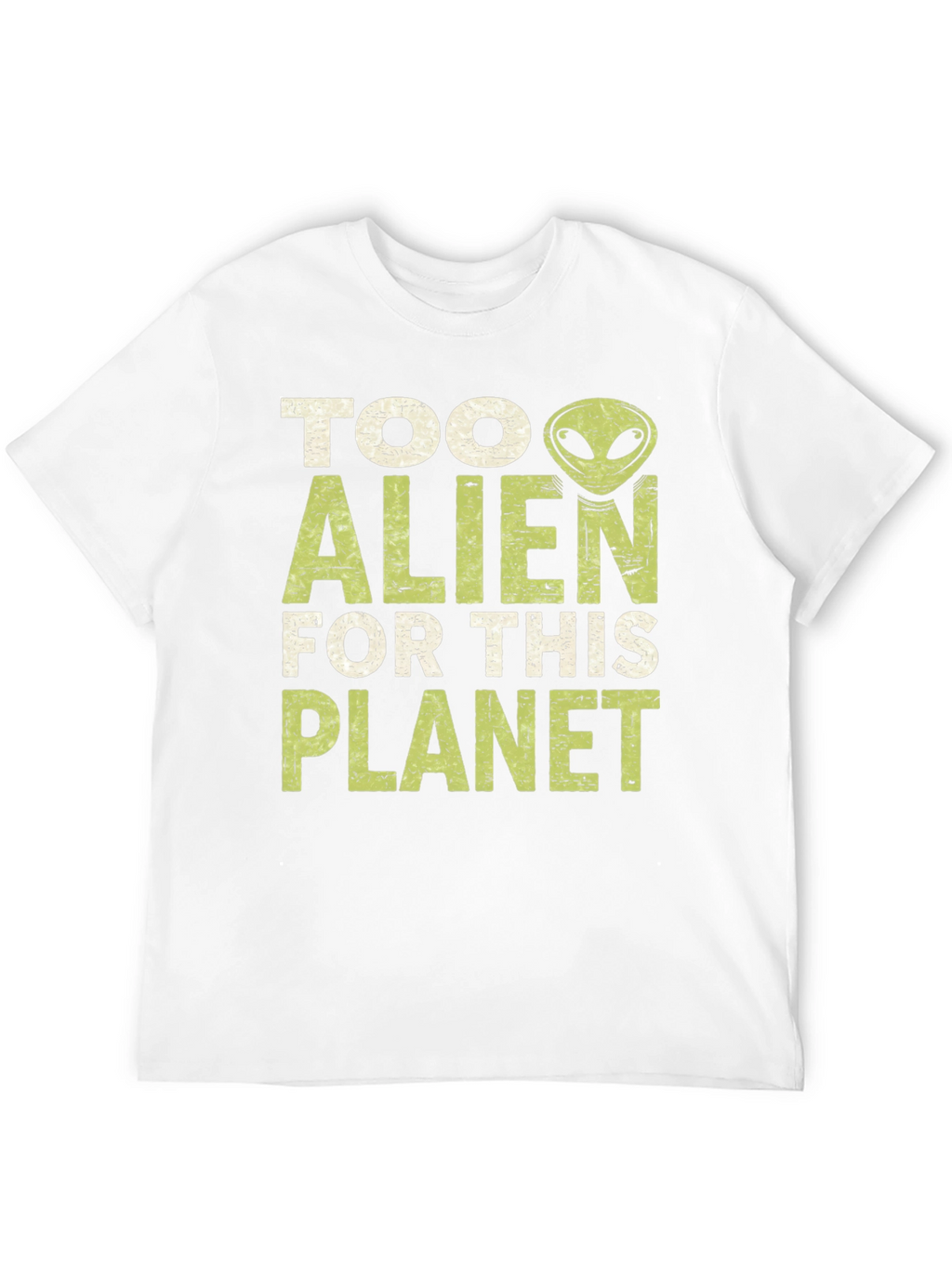 Camiseta Negra con Diseño Alienígena