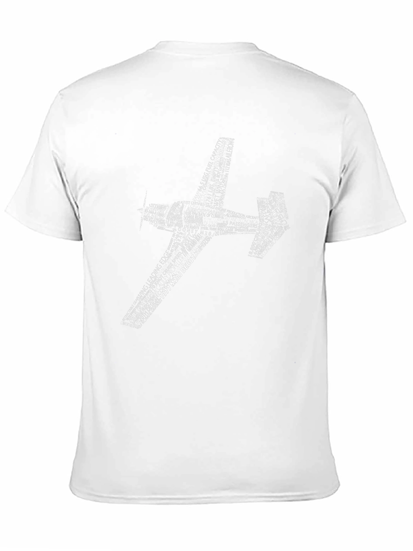 Camiseta Negra Avión Mooney M20J Debut 1977