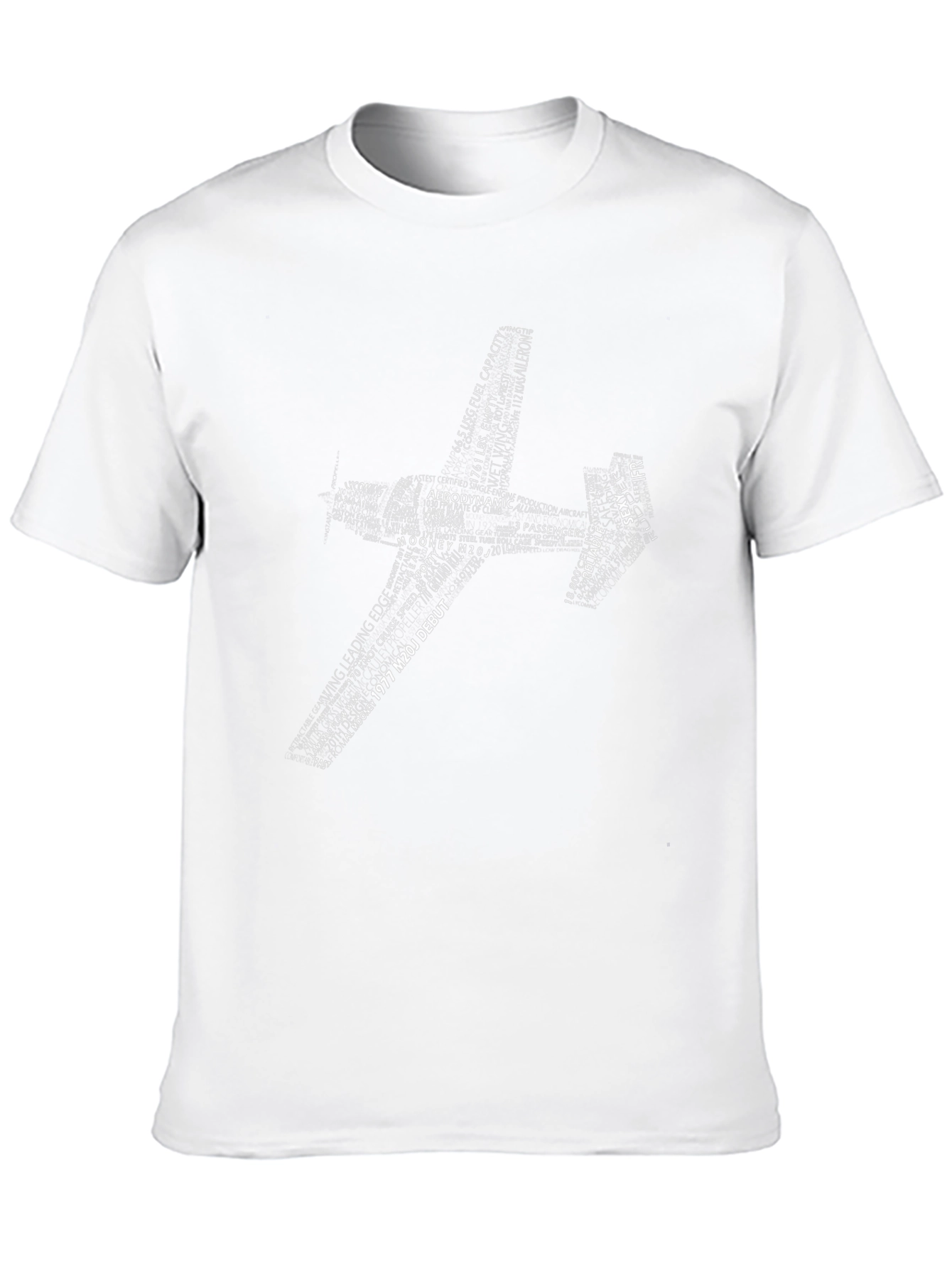 Camiseta Negra Avión Mooney M20J Debut 1977