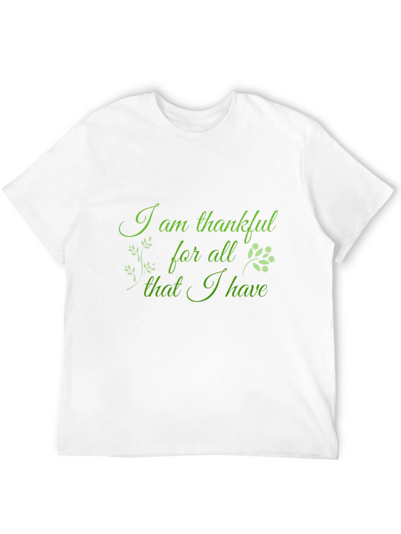 Camiseta Negra con Diseño de Agradecimiento