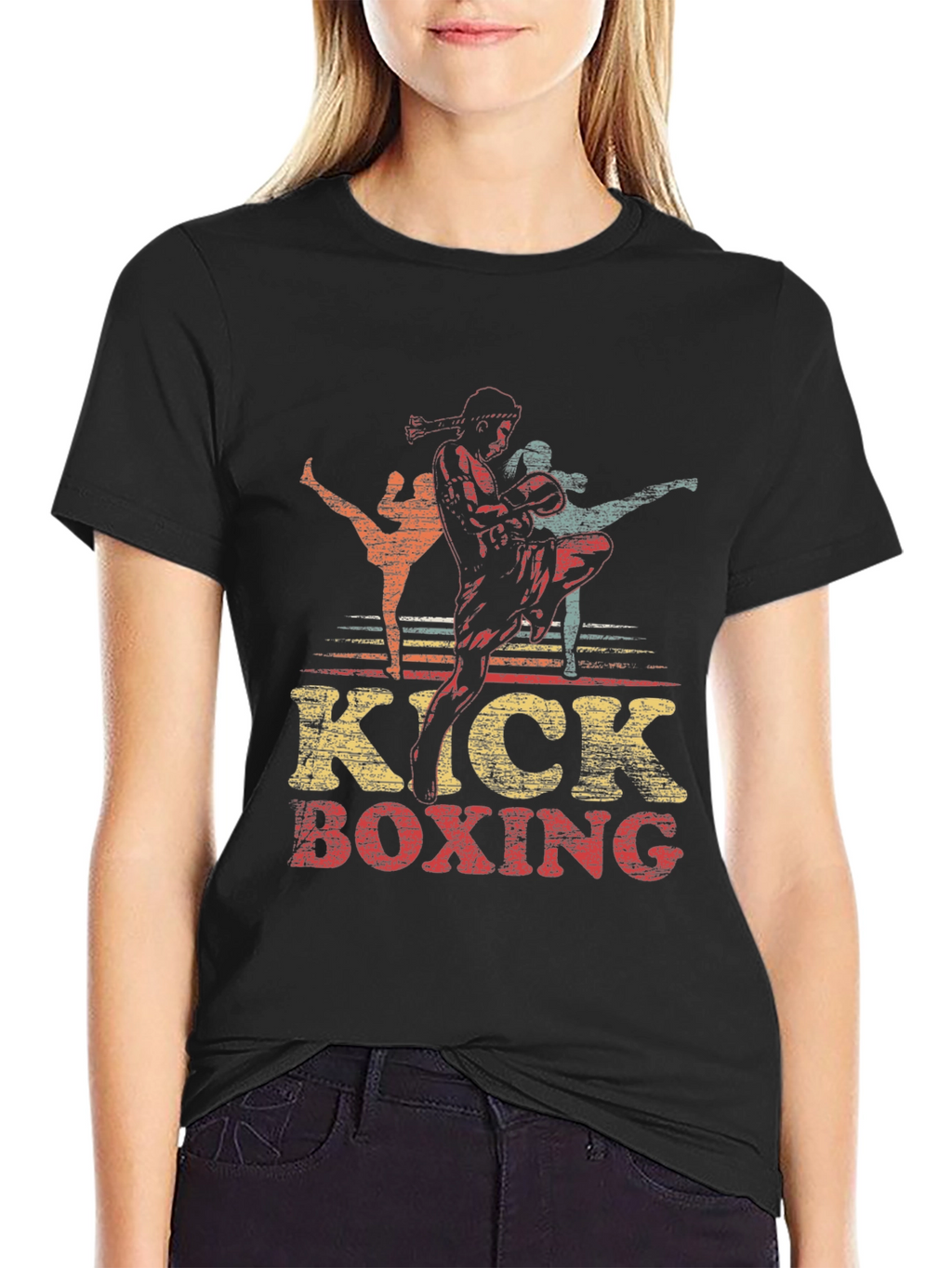 Camiseta Kickboxing Retro