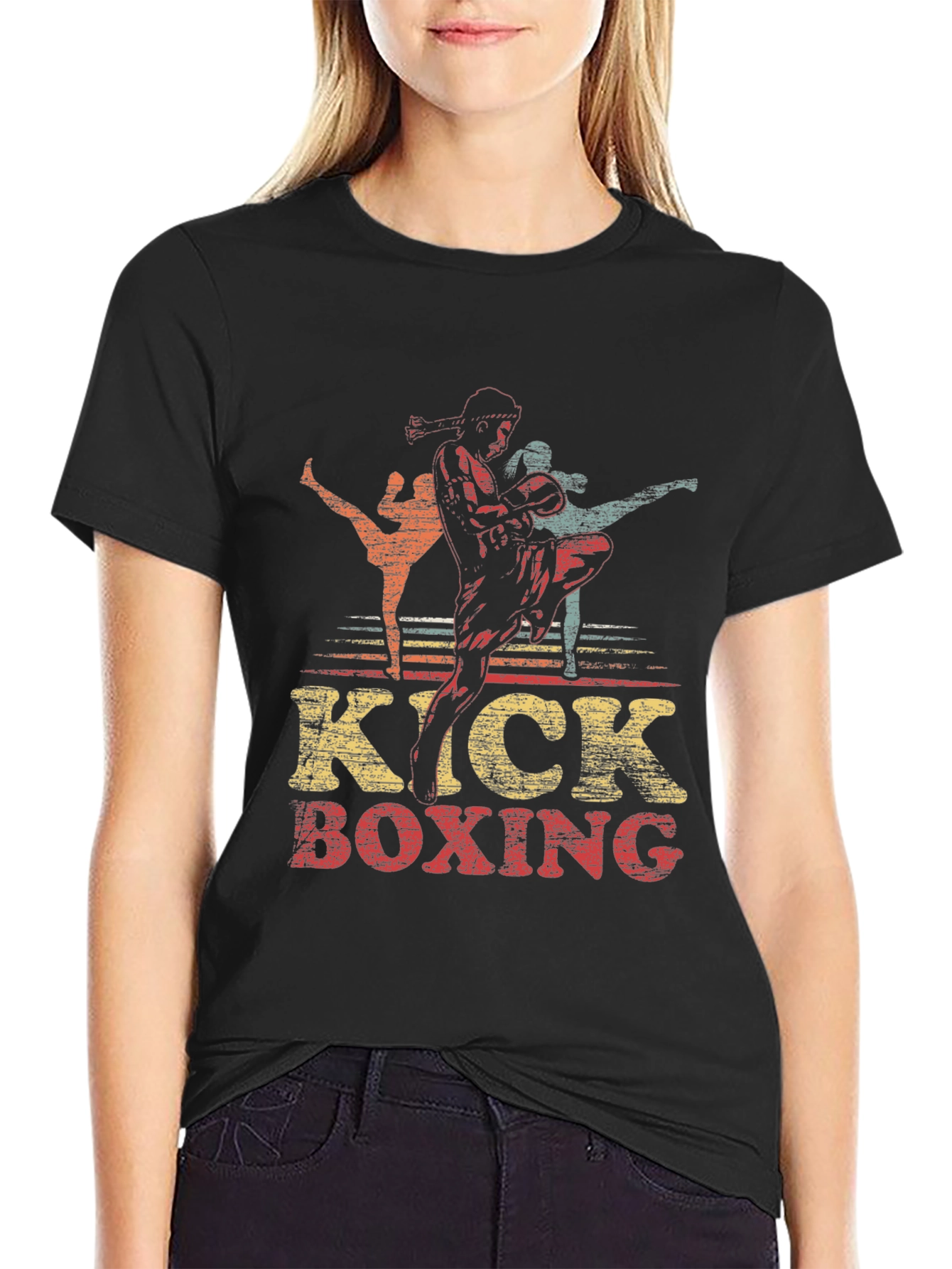Camiseta Kickboxing Retro