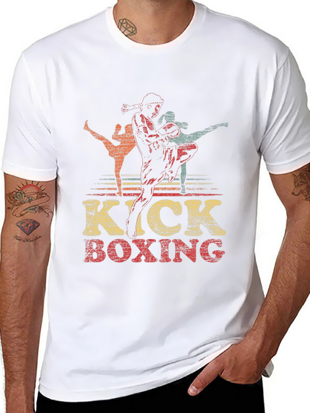Camiseta Kickboxing Retro