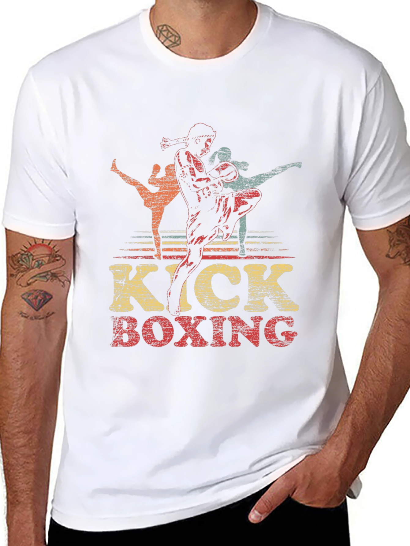 Camiseta Kickboxing Retro