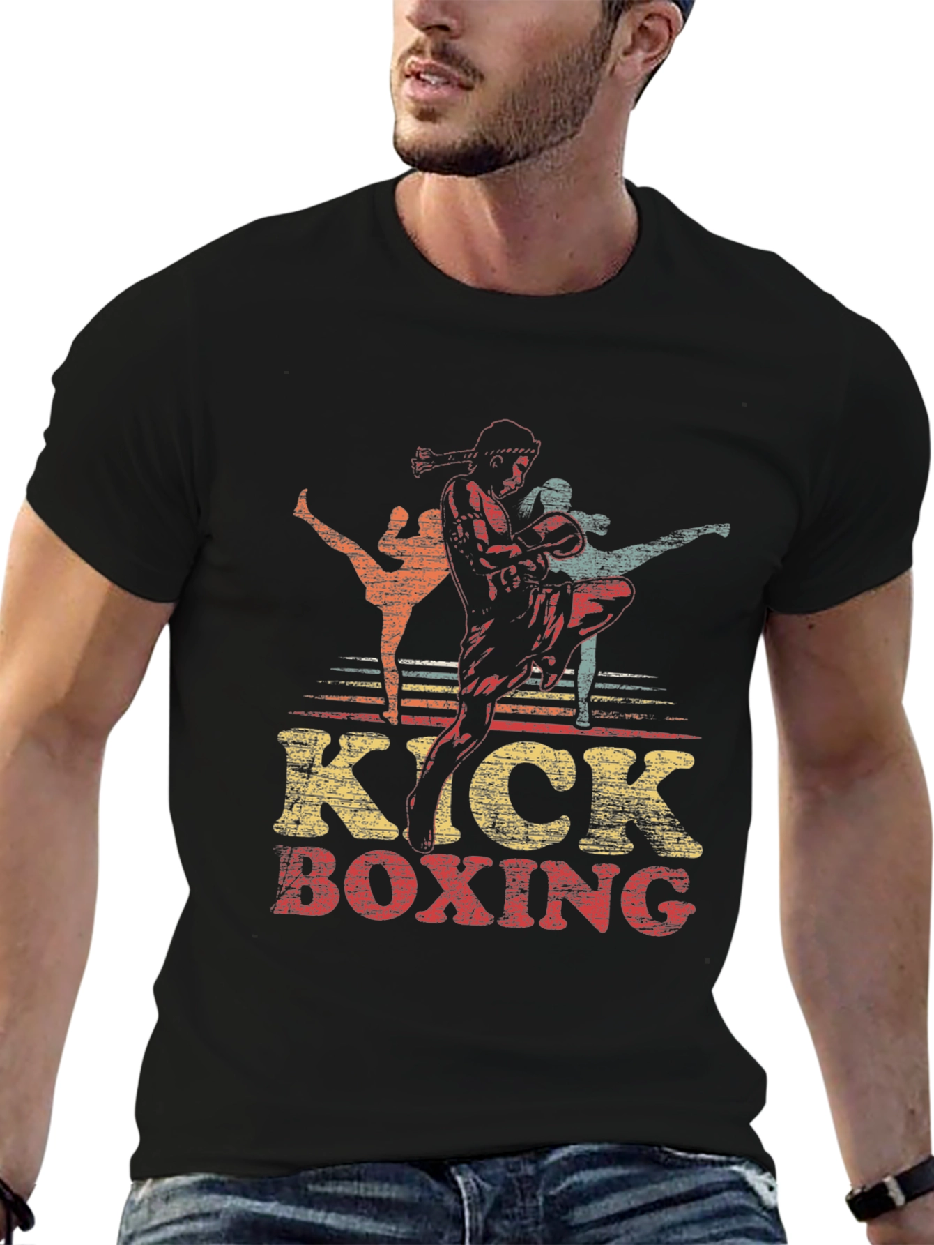 Camiseta Kickboxing Retro