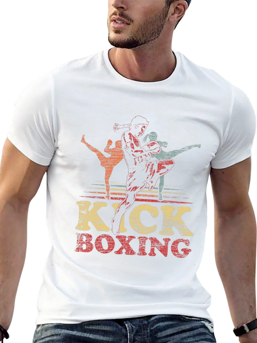 Camiseta Kickboxing Retro