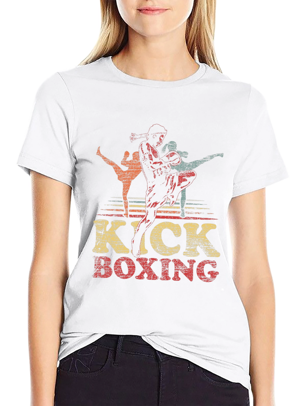Camiseta Kickboxing Retro