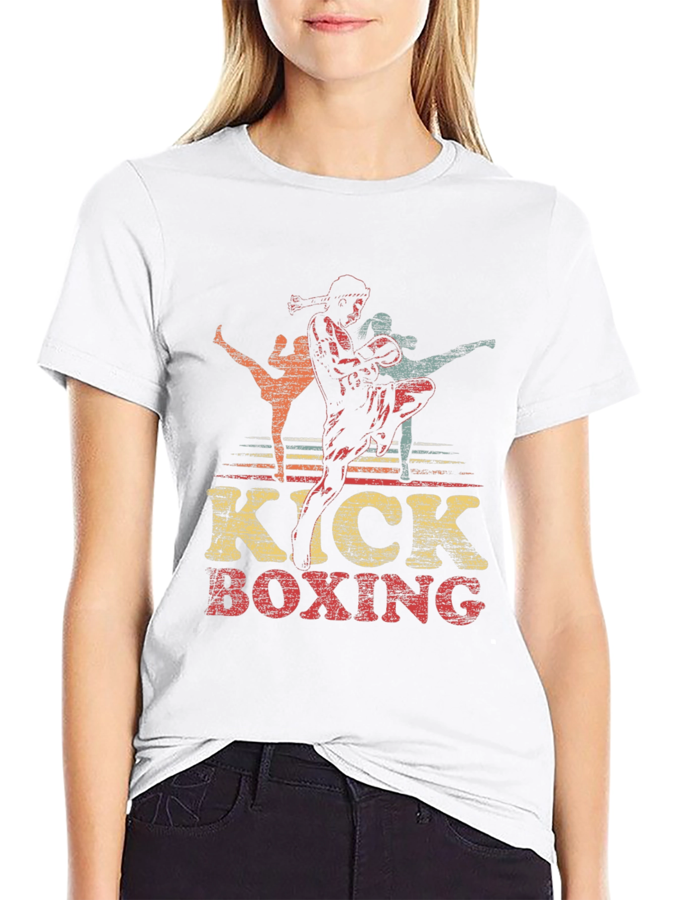 Camiseta Kickboxing Retro