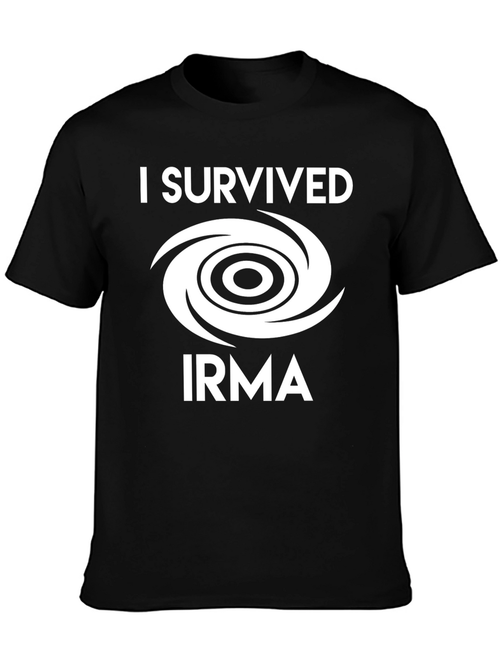 Camiseta Hombre Sobreviví a Irma Negra