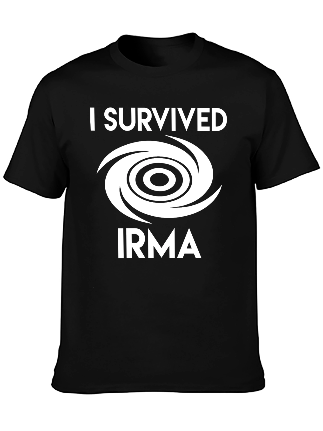 Camiseta Hombre Sobreviví a Irma Negra