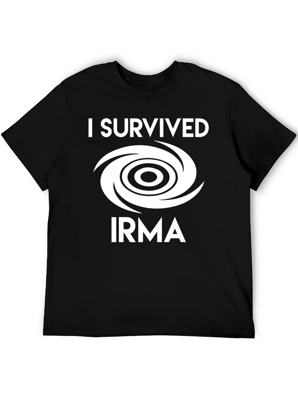 Camiseta Hombre Sobreviví a Irma Negra