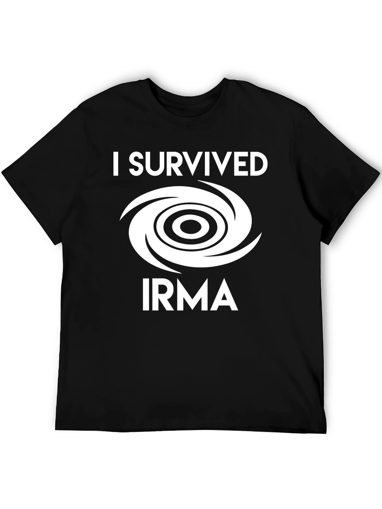 Camiseta Hombre Sobreviví a Irma Negra