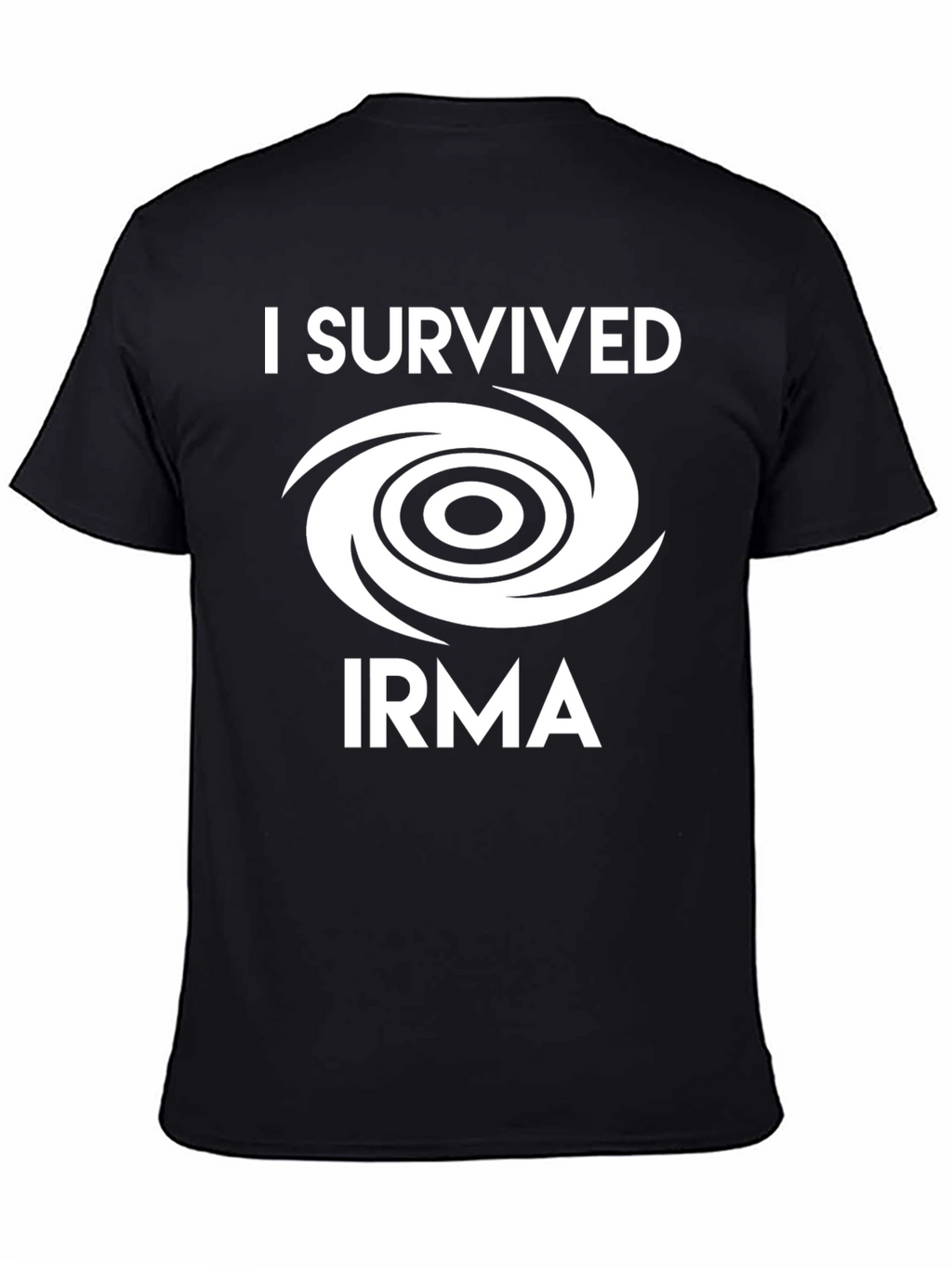 Camiseta Hombre Sobreviví a Irma Negra