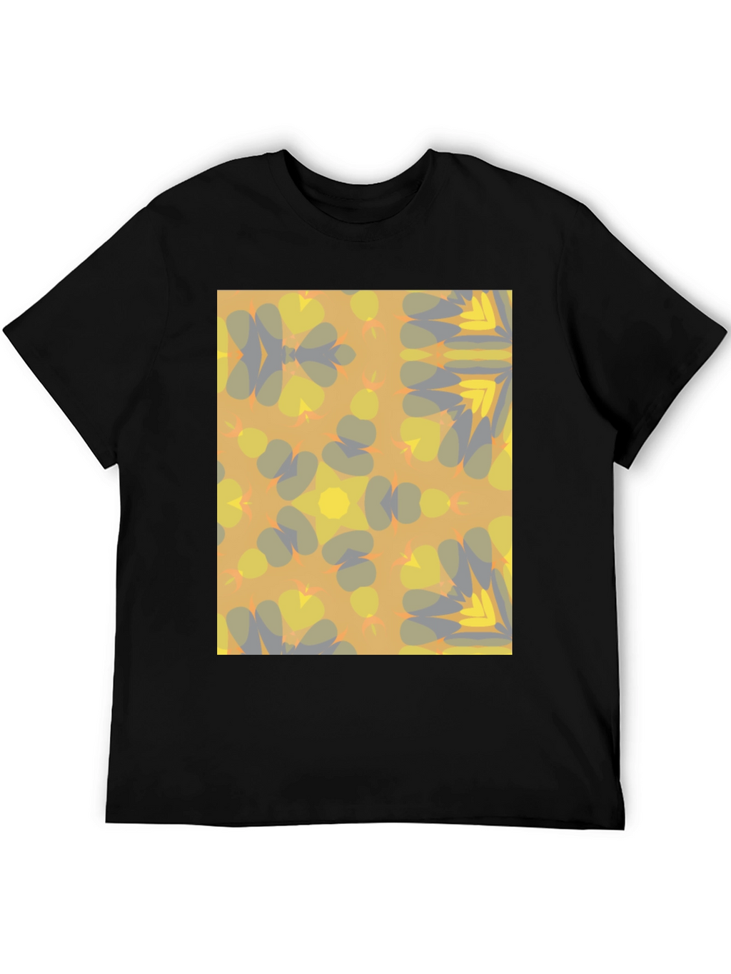 Camiseta Estampada Abstracta Hombre - Diseño Moderno