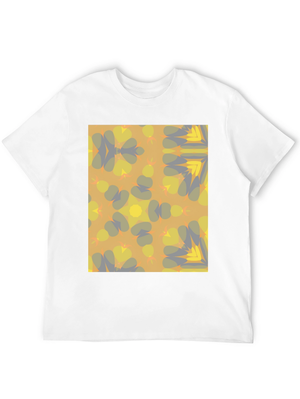Camiseta Estampada Abstracta Hombre - Diseño Moderno