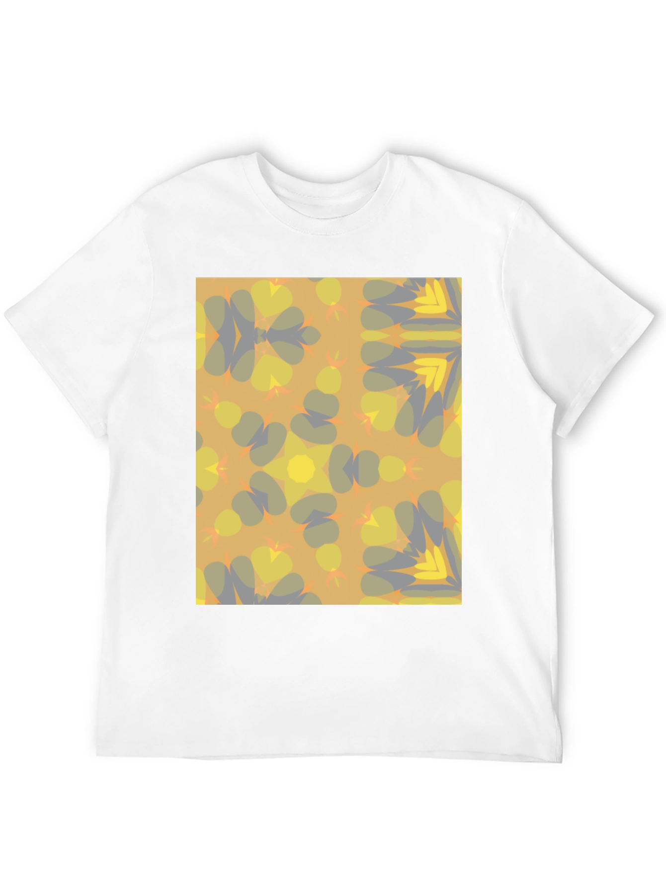 Camiseta Estampada Abstracta Hombre - Diseño Moderno