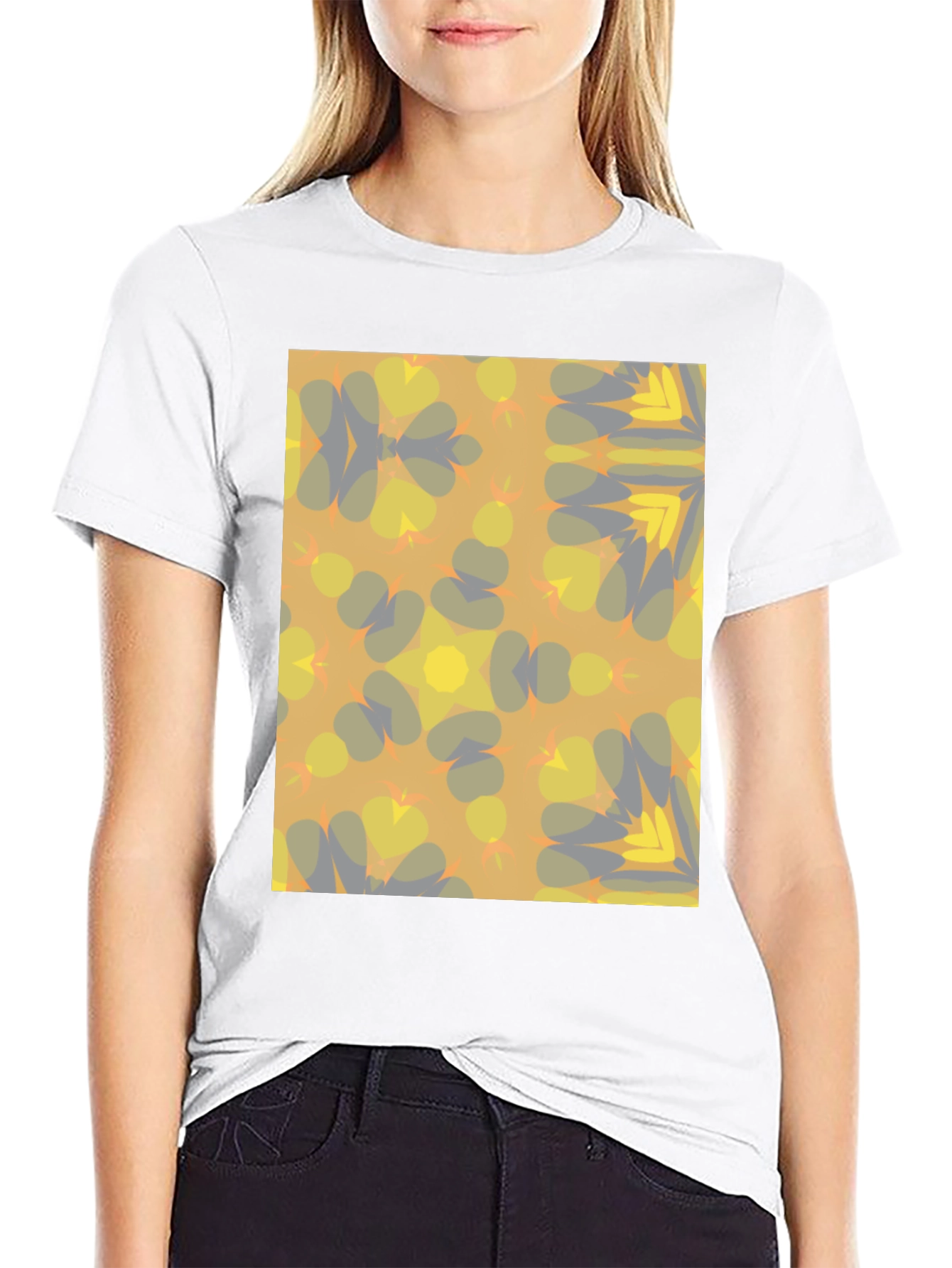 Camiseta Estampada Abstracta Hombre - Diseño Moderno