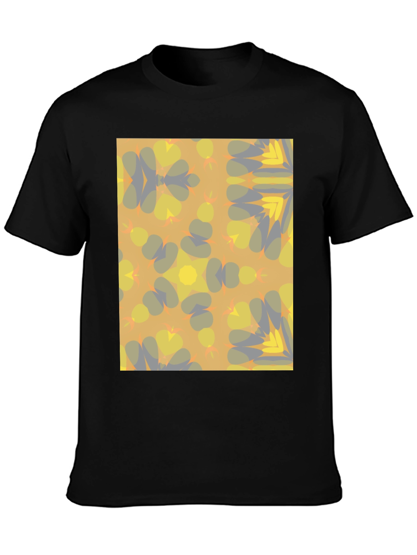 Camiseta Estampada Abstracta Hombre - Diseño Moderno