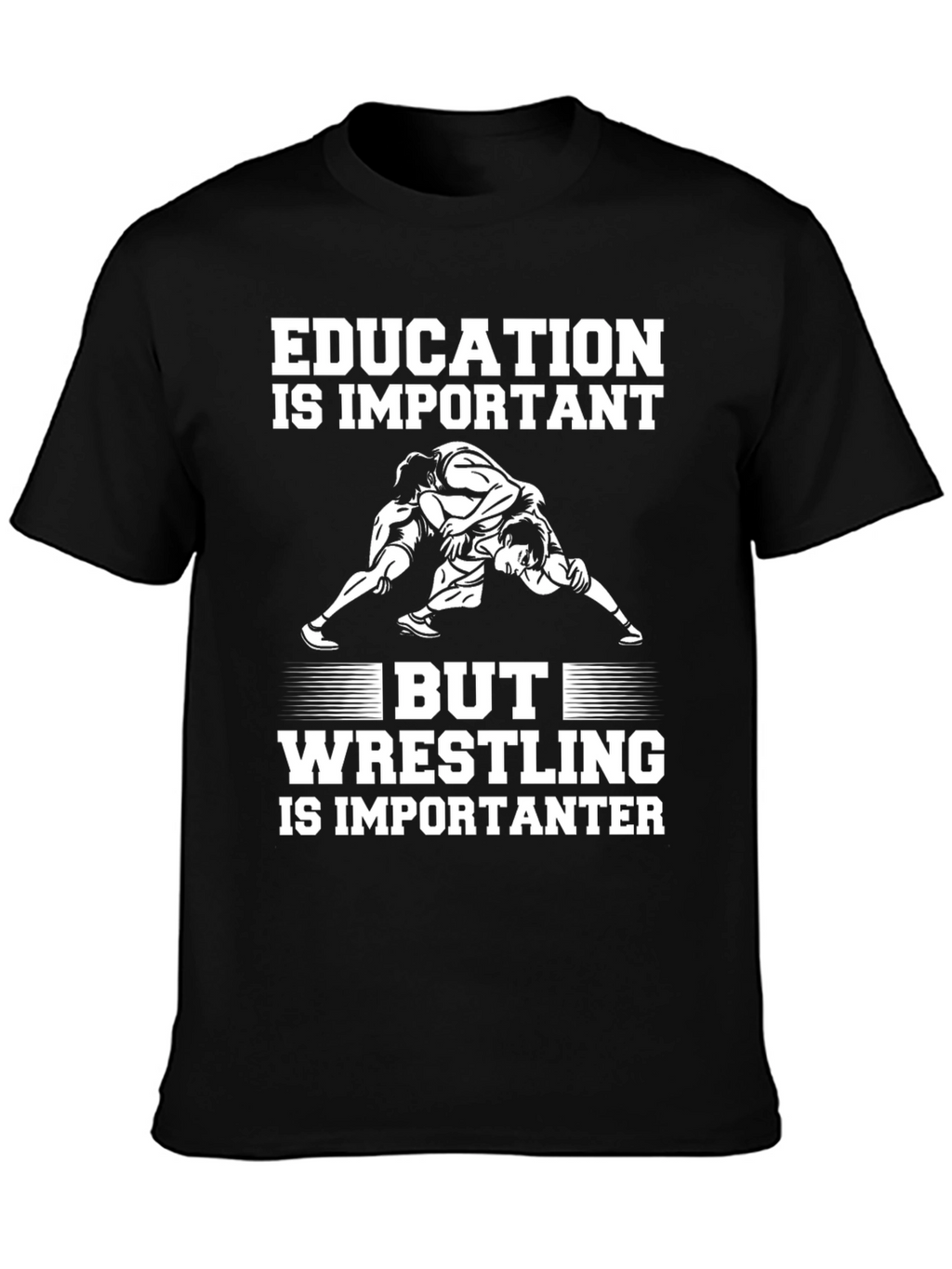 Camiseta Educación vs Lucha Libre
