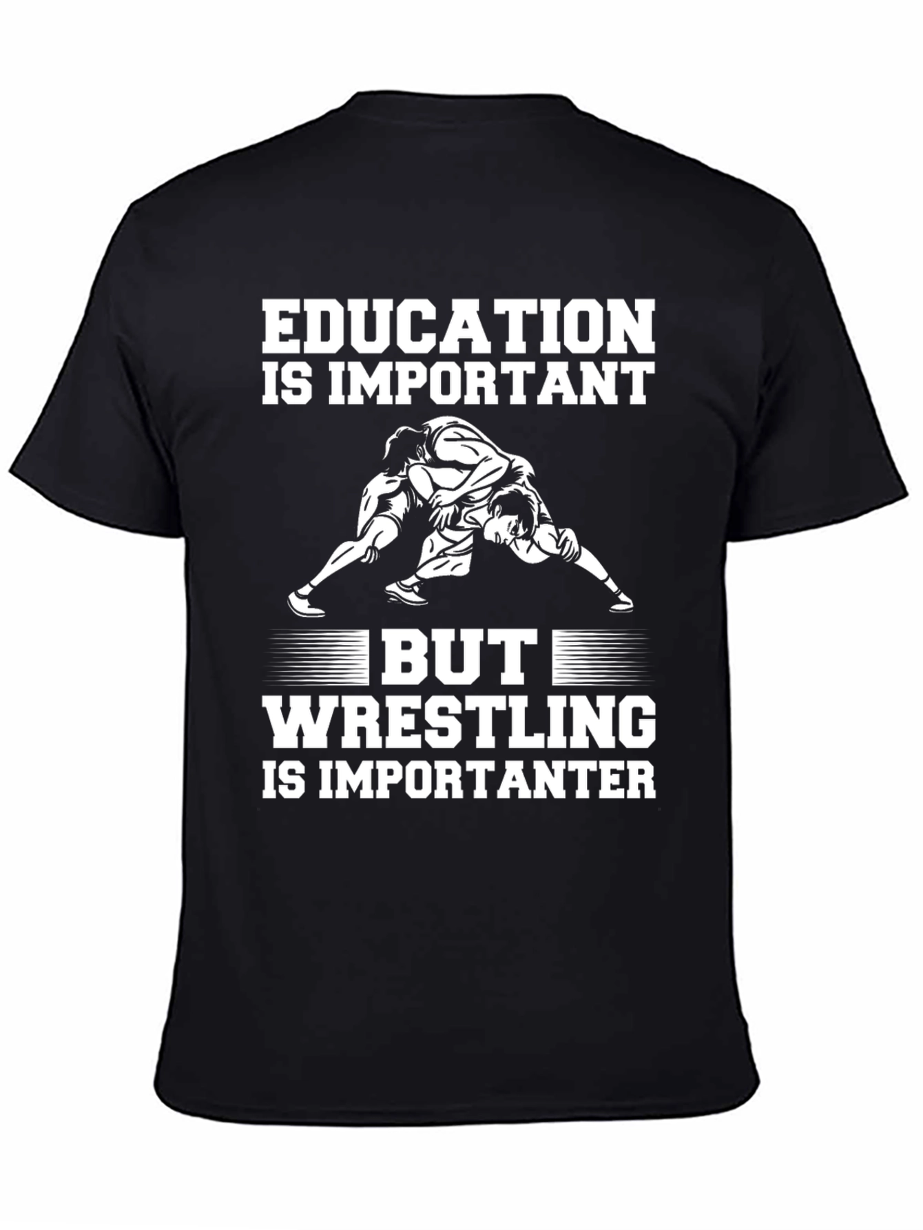 Camiseta Educación vs Lucha Libre