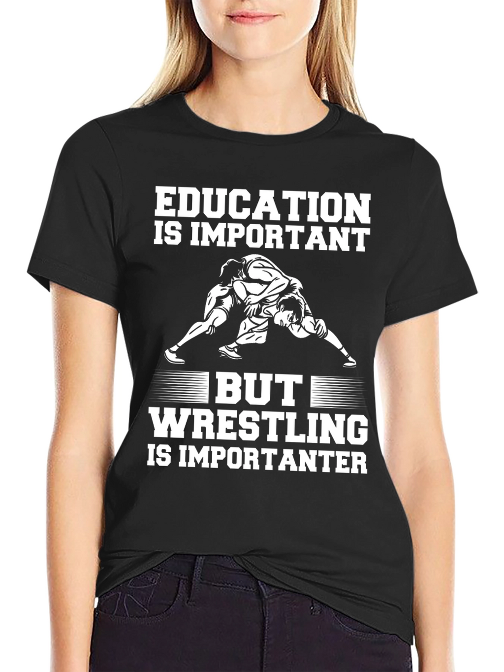 Camiseta Educación vs Lucha Libre
