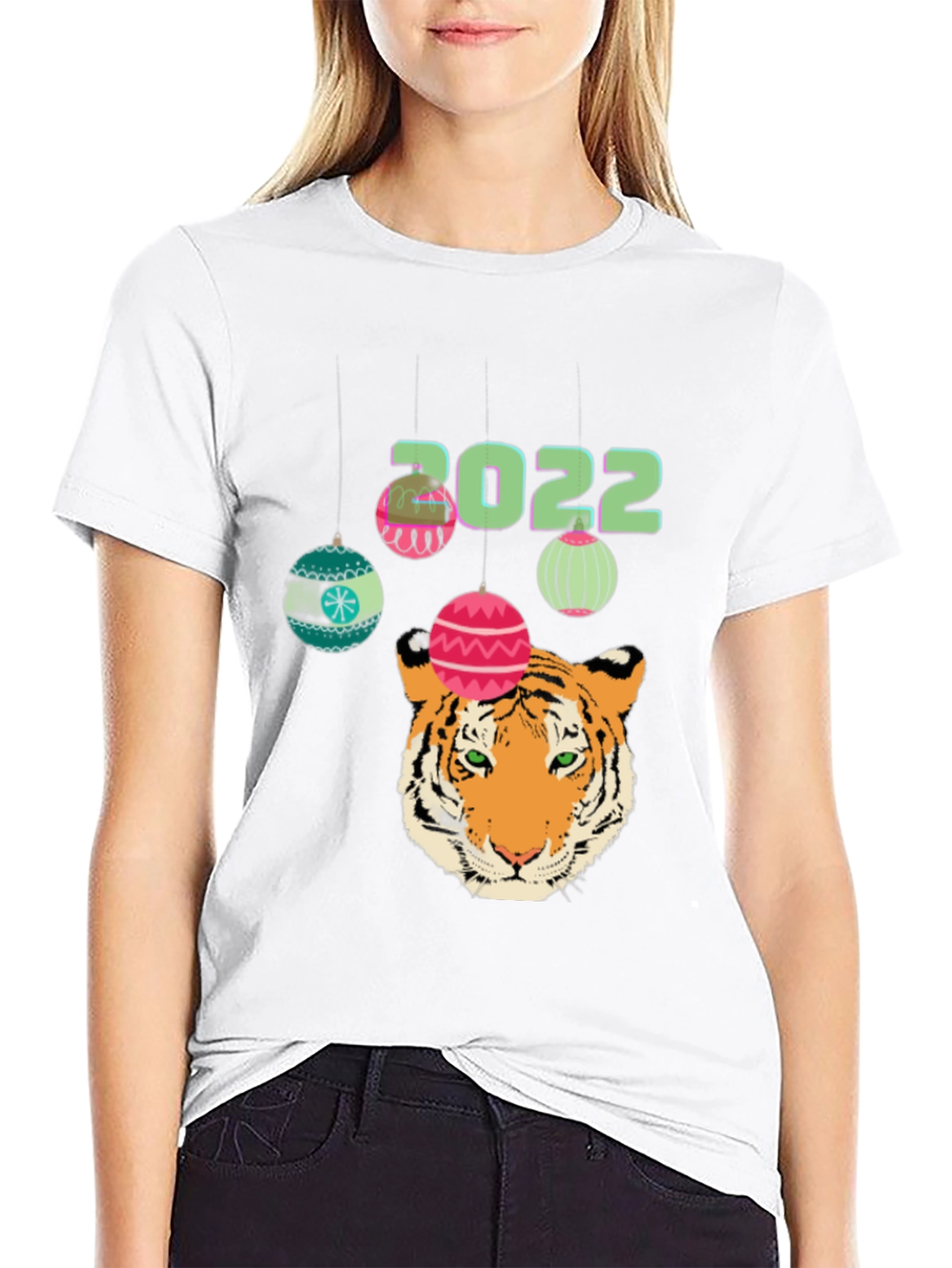 Camiseta Negra Año Nuevo Chino Tigre 2022