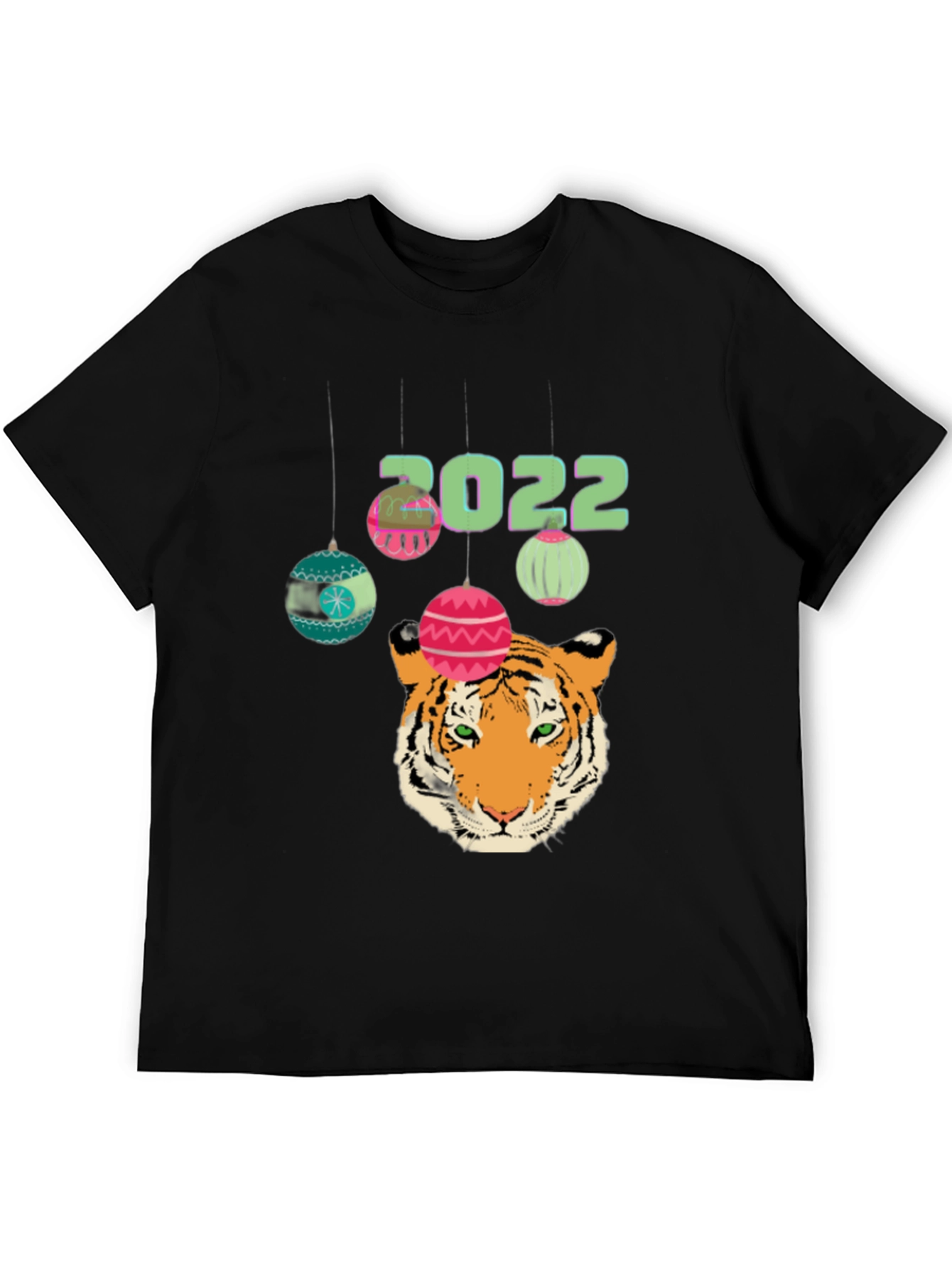 Camiseta Negra Año Nuevo Chino Tigre 2022