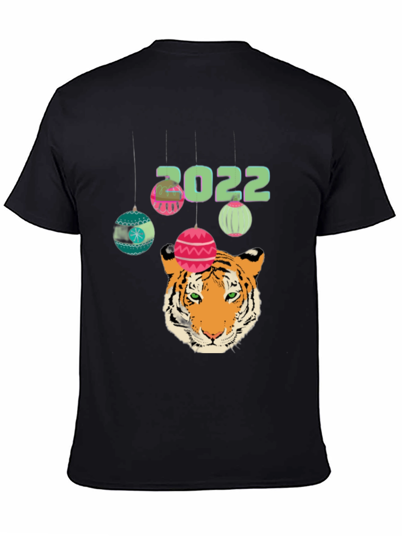Camiseta Negra Año Nuevo Chino Tigre 2022