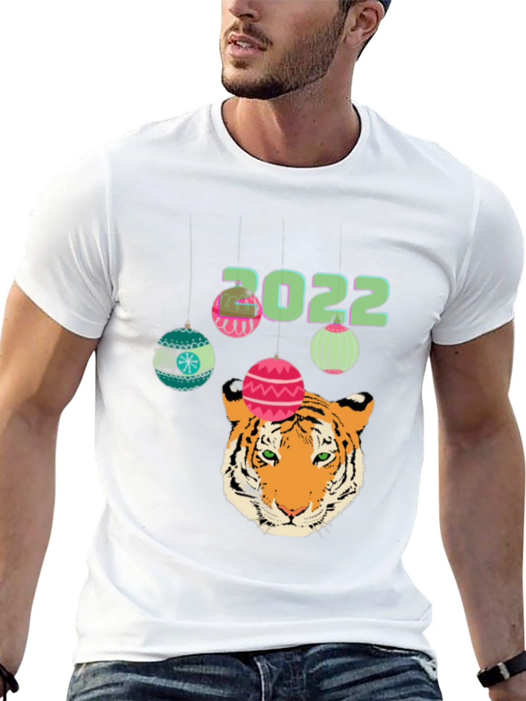 Camiseta Negra Año Nuevo Chino Tigre 2022