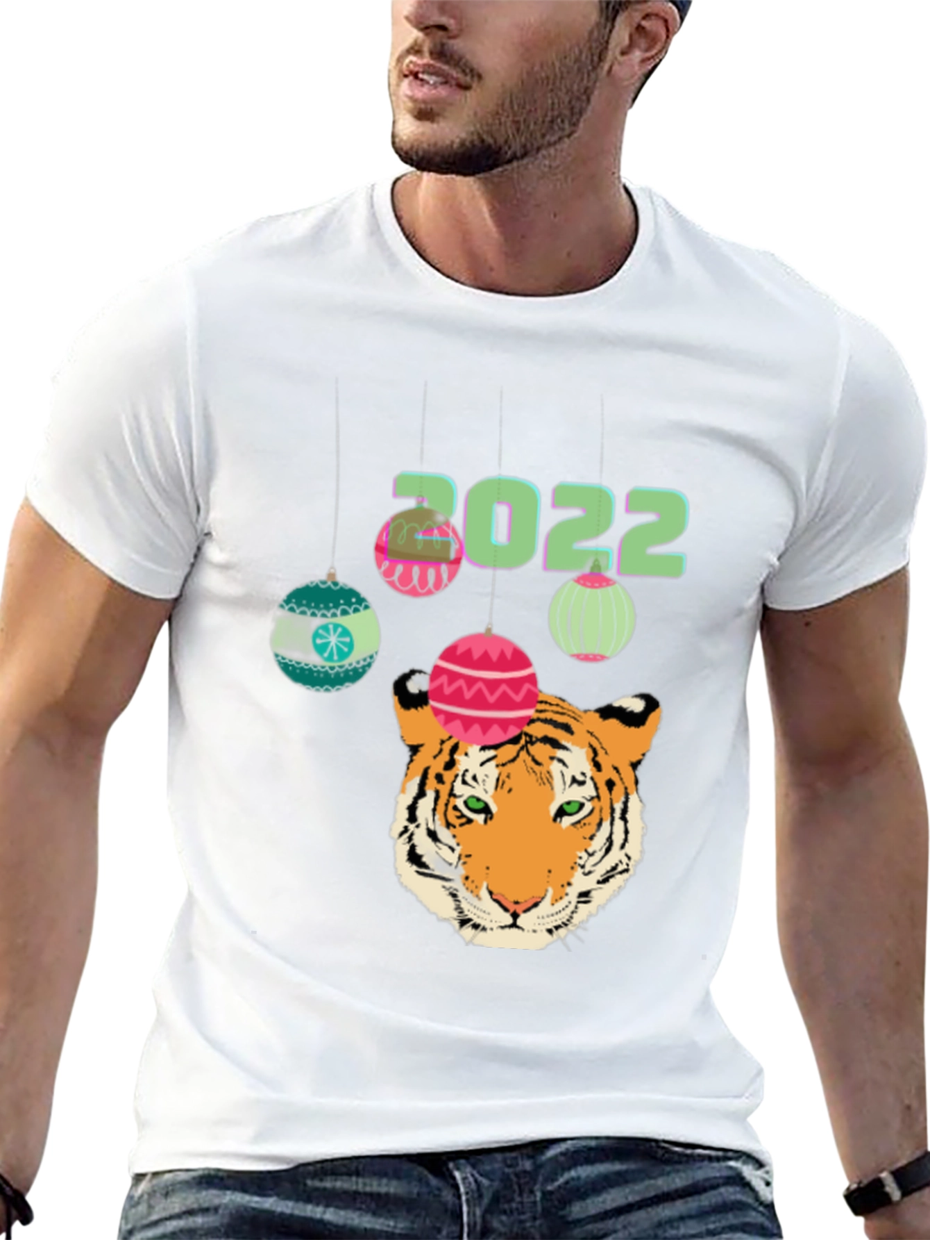 Camiseta Negra Año Nuevo Chino Tigre 2022