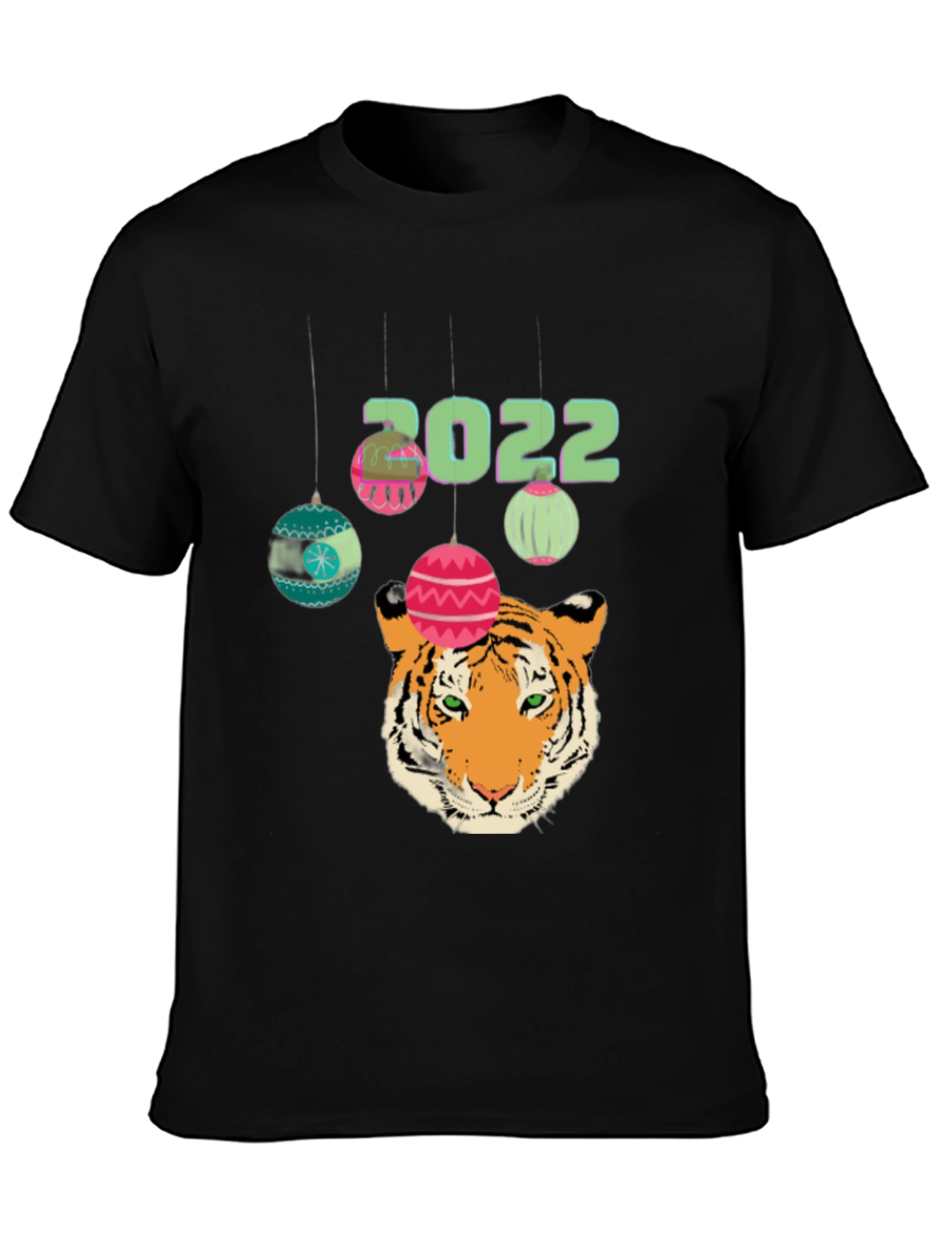 Camiseta Negra Año Nuevo Chino Tigre 2022