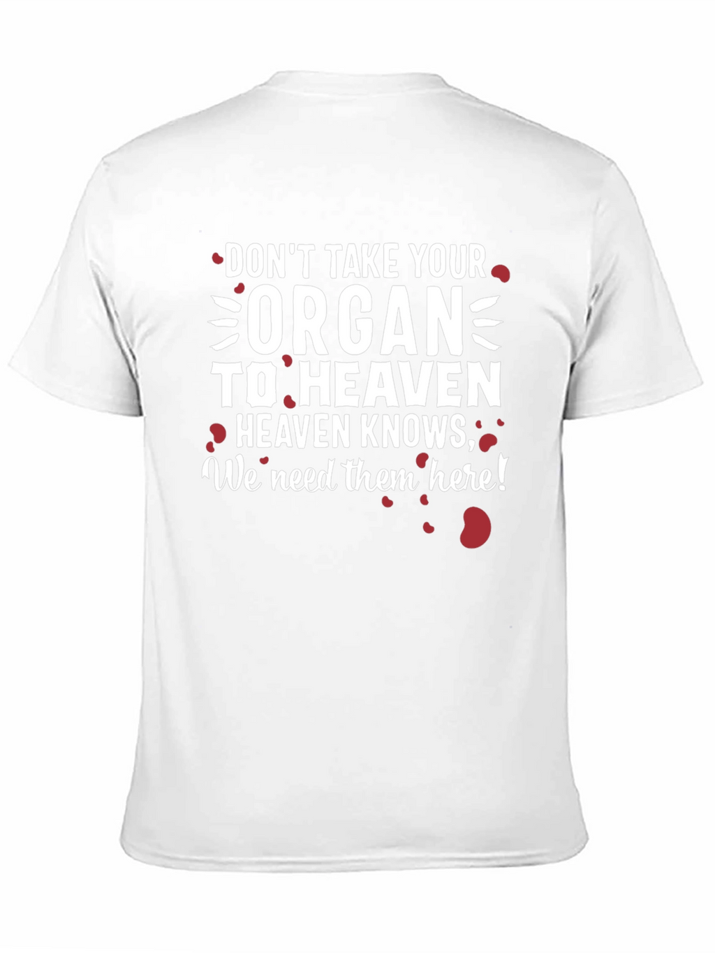 Camiseta Humorística Donación de Órganos